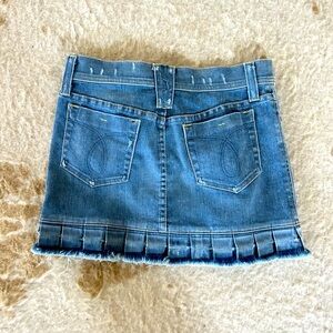 Juicy Couture jeans mini skirt.
